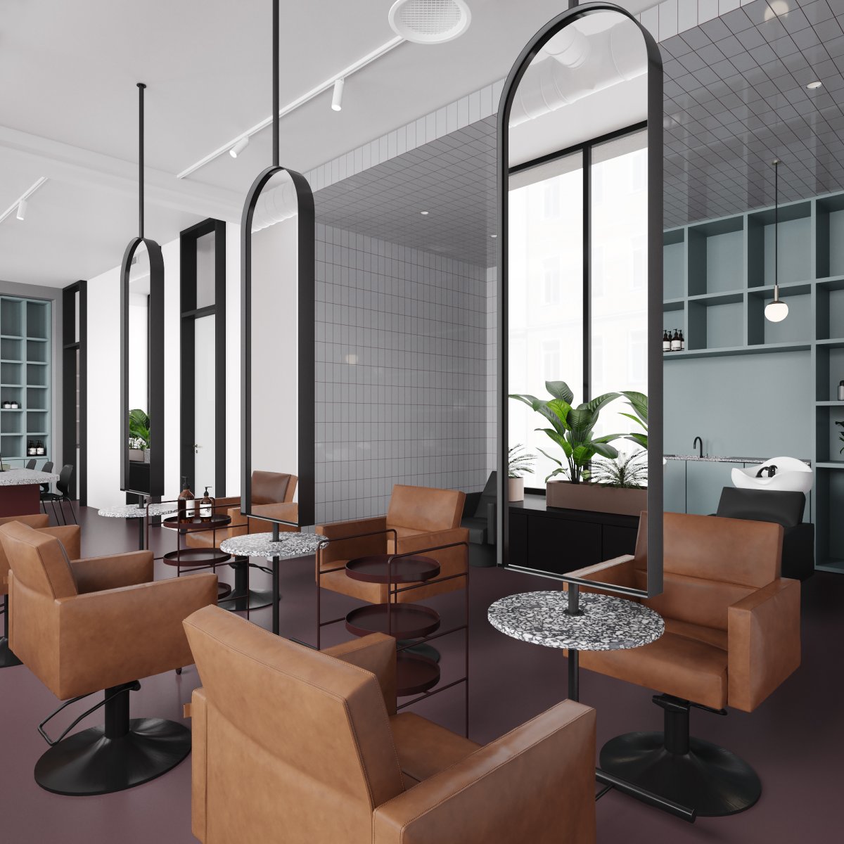 YinjiSpaceLera Brumina&Artem Trigubchak Beauty Salon,Minimalist